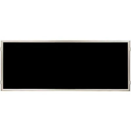 LAVI INDUSTRIES , Hinged Frame Sign Panel/Barrier, , 72" x 30", Matte Black 50-HFP1004/SA/BK